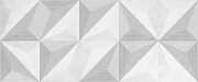Настенная плитка Global Tile Nuar geometry 10100001126 серый 25х60см 1,2кв.м. глянцевая
