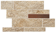 Керамическая мозаика Atlas Concord Италия Norde A597 Oro Brick Corten 39х27,8см 0,65кв.м.