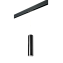 Трековый светильник Lightstar Rullo PRORP49730 50Вт GU10 матовый чёрный для однофазного трека