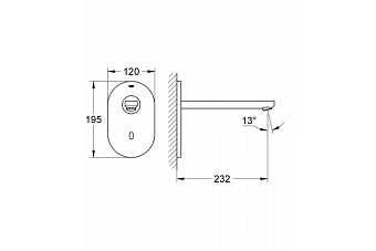 Смеситель для раковины GROHE Eurosmart CE 36334SD0 нержавеющая сталь