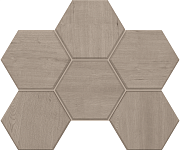 Керамическая мозаика ESTIMA Classic Wood Mosaic/CW01_NR/25x28,5/Hexagon Heagon 25х28,5см 0,071кв.м.