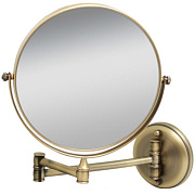 Косметическое зеркало FIXSEN ANTIK FX-61121 30,5х20см античная латунь с регулировкой положения