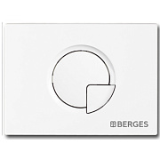 Кнопка для инсталляции BERGES NOVUM R1 белая