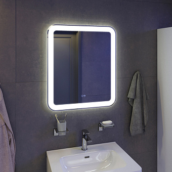 Зеркало IDDIS Edifice ЗЛП108 70х60см с подсветкой