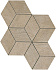 Керамическая мозаика Atlas Concord Италия Mark AM2N Clay Mosaico Esagono 30х35см 0,42кв.м.