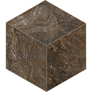 Керамическая мозаика ESTIMA Bernini Mosaic/BR04_NS/25x29/Cube Dark Brown 25х29смкв.м.