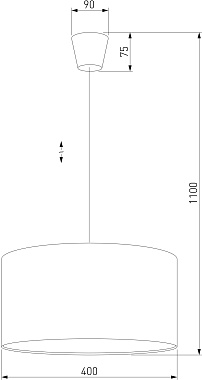 Светильник подвесной TK Lighting Rondo 3231 60Вт E27