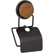 Держатель туалетной бумаги FIXSEN Magic Wood FX-46010 чёрный матовый