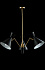 Люстра подвесная CRYSTAL LUX JOVEN JOVEN SP3 GOLD/BLACK 180Вт 3 лампочек E27