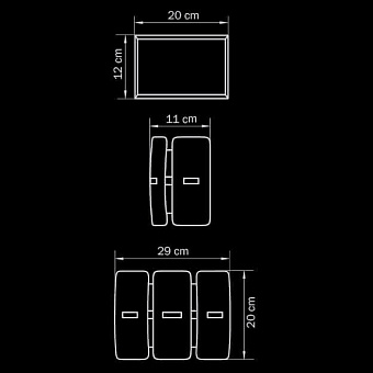 Светильник настенный Lightstar Lamella 801616 40Вт E14