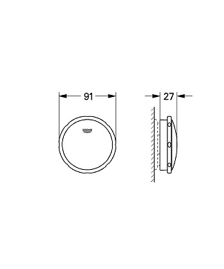 Накладка на слив GROHE 19025000