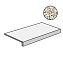 Плитка для ступеней ABK Blend PF60006978 Dots Gradino Top Multiwhite Ret 120х32см 0,384кв.м. матовая