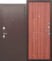Входная дверь FERRONI Квартирные Гарда 960х2050мм Антик медь\Рустикальный дуб левая