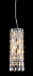 Светильник подвесной CRYSTAL LUX LIRICA LIRICA SP3 CHROME/GOLD-TRANSPARENT 180Вт E14
