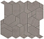 Керамическая мозаика Atlas Concord Италия Boost AN65 Grey Mosaico Shapes 31х33,5см 0,62кв.м.