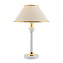 Настольная лампа Eurosvet Lorenzo 60019/1 глянцевый белый 40Вт E27