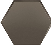 Настенная плитка WOW Metallic Edition 115210 Mini Hexa Contract Steel. 15х17,3см 0,405кв.м. глянцевая