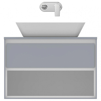 Столешница IDEAL STANDARD CONNECT AIR E0849EQ ДСП 44,2х80,4см glossy light grey + matt white