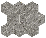 Керамическая мозаика Atlas Concord Италия Boost Stone A7C0 Smoke Mosaico Hex. 25х28,5см 0,428кв.м.