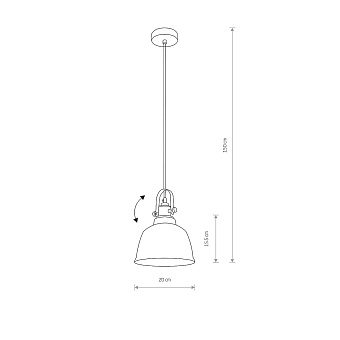 Светильник подвесной Nowodvorski Amalfi M 9152 60Вт E27