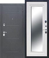 Входная дверь FERRONI Квартирные Гарда 860х2050мм Антик серебро\Белый ясень правая