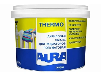 Эмаль для радиаторов акриловая Aura(Eskaro) LUXPRO THERMO Белый 0,45л