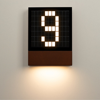 Светильник фасадный Arlight LGD-Sign-Wall- 030022 3Вт IP54 LED коричневый