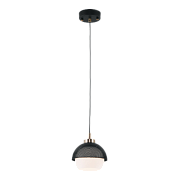 Светильник подвесной Eurosvet Nocciola 50106/1 античная бронза/черный 60Вт E27