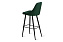 Барный стул AERO 43х49х104см велюр/сталь Dark Green