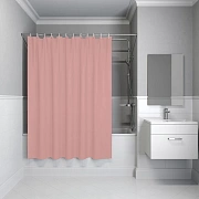 Шторка для ванной IDDIS Promo P39PV11i11 180х180см розовый