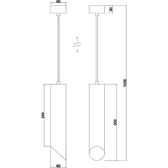 Светильник подвесной Maytoni Lipari P044PL-01-30GU10-W 35Вт GU10