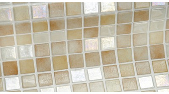 Стеклянная мозаика Ezzari Sahara mix TES77824 Бежевый/Коричневый 31,3х49,5см 2кв.м.