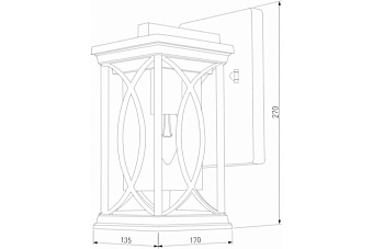 Светильник ландшафтный Elektrostandard Spica GL 1026D 40Вт IP33 E27 кофе