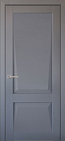 Межкомнатная дверь Uberture Perfecto 101 Серый бархат Экошпон 900х2000мм глухая