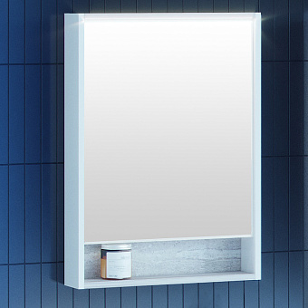 Шкаф зеркальный Акватон Капри 1A230302KPDA0 15х60х85см с подсветкой