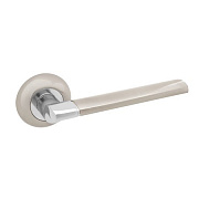 Дверная ручка нажимная Code Deco H-14092-A-NIS/CR матовый никель/хром