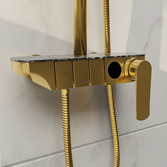 Душевая система RGW Shower Panels 51140133-06 SP-33G золото