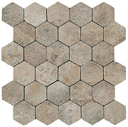 Керамическая мозаика Atlas Concord Италия Aix A0UC Cendre Honeycomb Tumbled 30х31см 0,558кв.м.