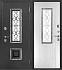 Входная дверь FERRONI Коттеджные Венеция 960х2050мм Антик серебро\Белый правая