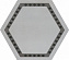 Декор KERAMA MARAZZI Раваль DC\A10\SG27001 серый 29х33,4см 0,509кв.м.