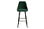 Барный стул AERO 43х49х104см велюр/сталь Dark Green