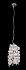 Светильник подвесной CRYSTAL LUX TENERIFE TENERIFE SP3 SILVER 120Вт G9