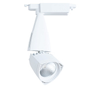Трековый светильник Arte Lamp LYNX A3830PL-1WH 30Вт LED прозрачный для однофазного трека