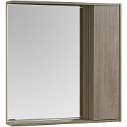 Шкаф зеркальный Акватон Стоун 1A228302SX850 15х80х83,3см с подсветкой