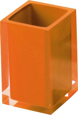 Стакан в ванную Gedy Rainbow RA98(67) оранжевый