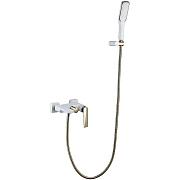 Смеситель для ванны Boheme Venturo 383-W белый/золотой