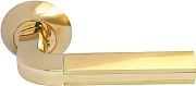 Дверная ручка нажимная MORELLI МОЗАИКА MH-11 SG/GP золото/матовое золото