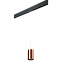 Трековый светильник Lightstar Rullo PRORP430 50Вт GU10 медь для однофазного трека