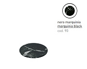 Полочка для консоли ArtCeram TFA012 90 nero marquinia