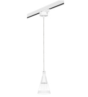 Трековый светильник Lightstar Cone L3T757016 40Вт GU10 белый для однофазного трека